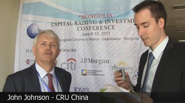 VIDEO: CRU China CEO and Chief Representative John Johnson Speaks With Frontier Securities at Mongolia: Capital Raising and Investment Conference